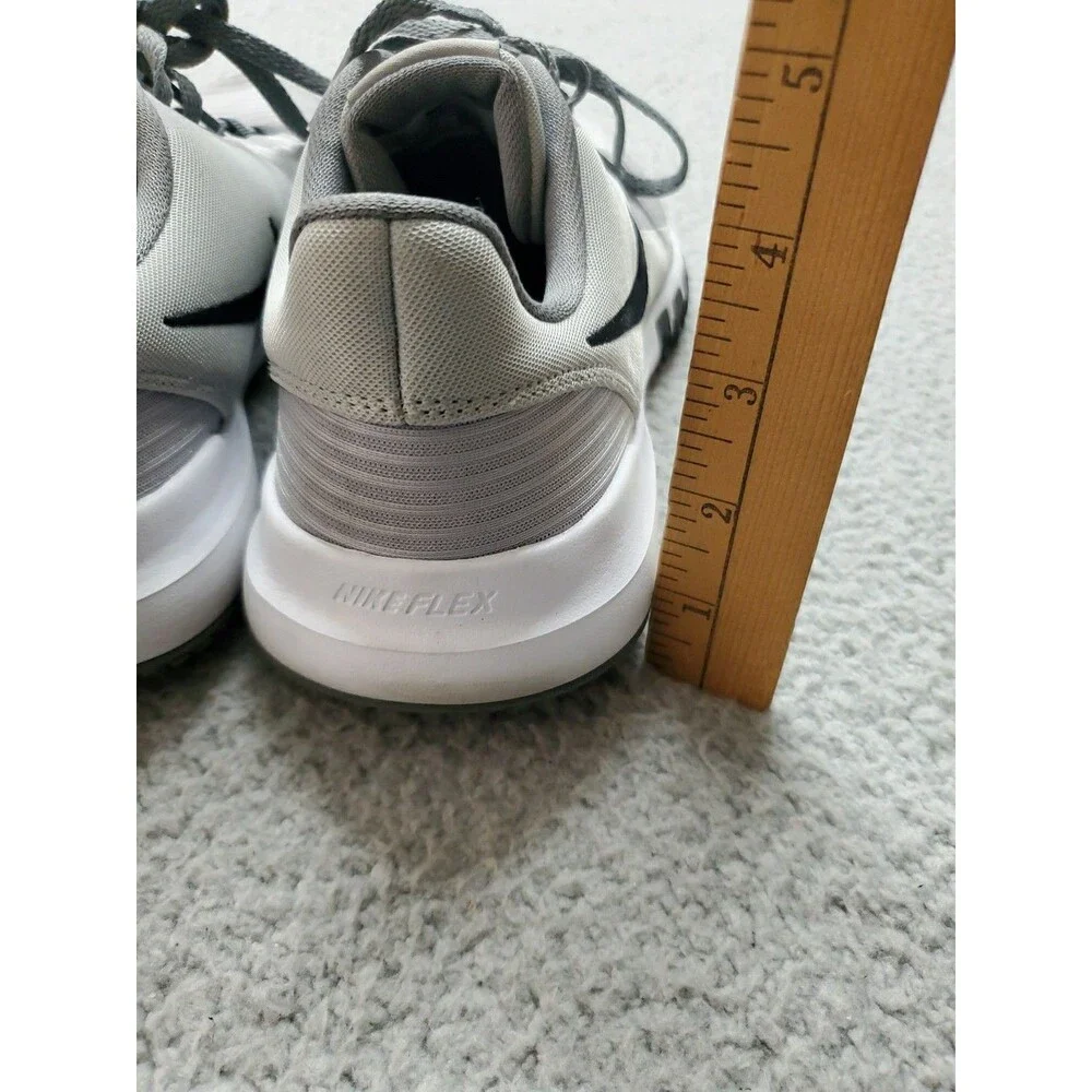 Nike Flex Control 4 White Running Shoes Sneakers Mens Size 9.5